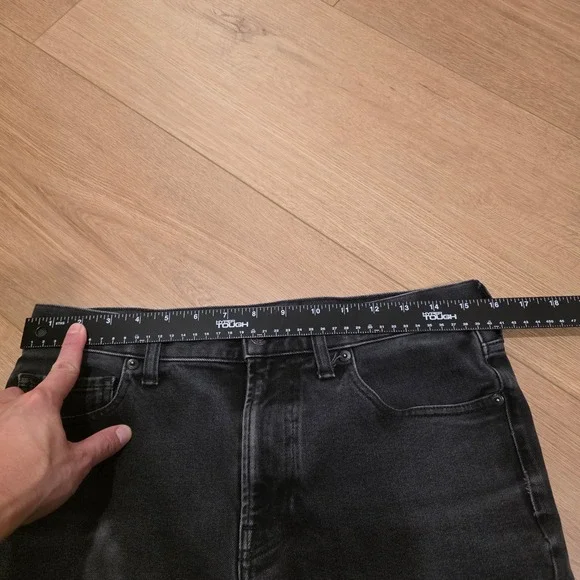 Everlane Uniform Slim 4-Way Stretch Organic Jeans Mens Fits 32x29 Faded Black - Picture 8 of 14